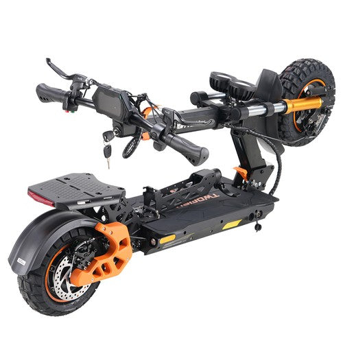 TWOFISH V5 MAX Electric Scooter with Seat, 800W Motor, 48V 18Ah
