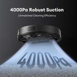 Ultenic D10 Robot Vacuum Cleaner, 15min LiDAR Quick Map, 4000Pa