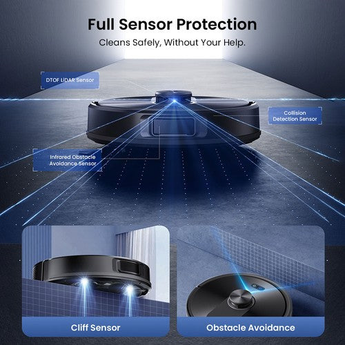 Proscenic Q10 Robot Vacuum Cleaner with Mop 8000Pa