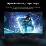 KTC H27S17 27-inch 1500R Curved Gaming Monitor QHD 2560x1440 16:9 ELED 180Hz