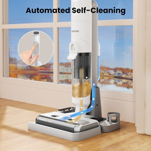 Proscenic F10 Pro Cordless Vacuum and Mop, Self-Cleaning