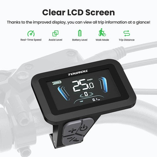 Touroll J1 Pro Electric Bike, 250W Motor, 36V 15.6Ah