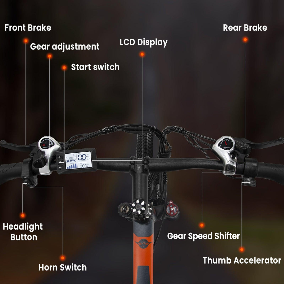 GUNAI GN29 750W 29Inch Electric Mountain Bike