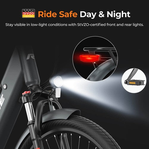 Foride Roamer 1 Step-thru Electric Bike 250W Motor 36V 13Ah