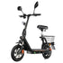 TWOFISH M5 PRO-E Electric Scooter with Seat and Rear Basket, 500W