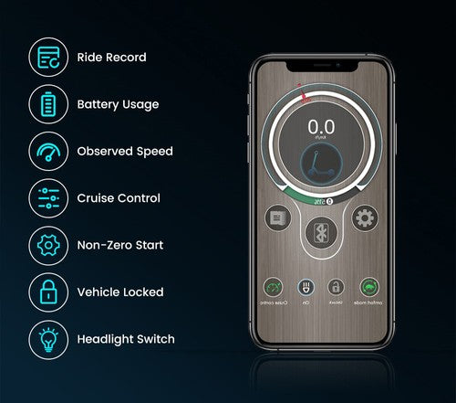 iScooter iX3 Folding Electric Scooter Pneumatic Tires 800W