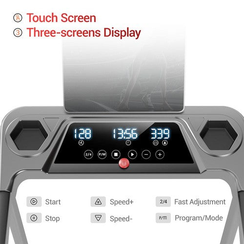 ROBORE SF10 Treadmill with 12% Incline, Electric Treadmill 12KM/H