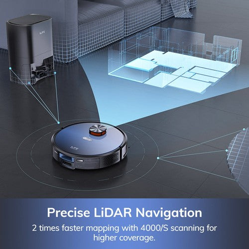 ILIFE T10s Robot Vacuum Cleaner, 2 in 1 Vacuum