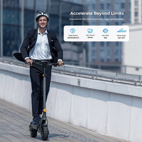 Ausom L2 Electric Scooter, 800W Motor, 48V 15.6Ah