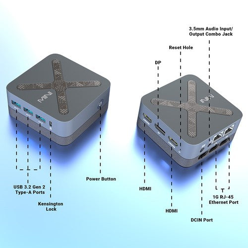 MINIX NEO Z97 Mini PC, Intel N97 4 Cores Max 3.6GHz, 12GB LPDDR5X RAM 512GB SSD