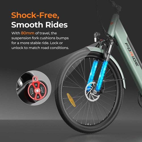 Foride Roamer 1 Step-thru Electric Bike 250W Motor 36V 13Ah