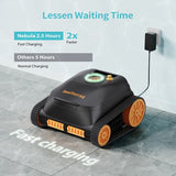 CoasTeering Nebula Cordless Robotic Pool Cleaner, 180min Runtime