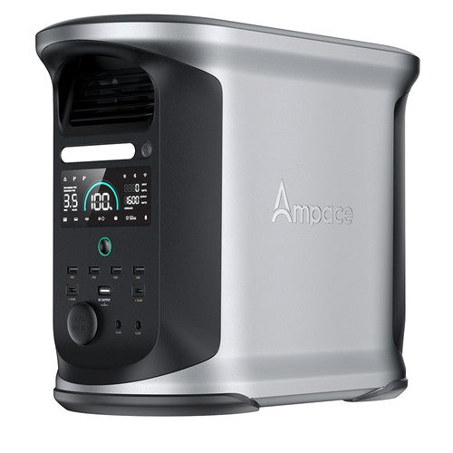 Ampace Andes 1500 Portable Power Station, 1462Wh LiFePO4, 2400W