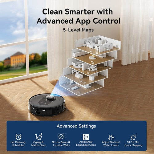 Proscenic Q8 Robot Vacuum and Mop Combo 4200 Pa