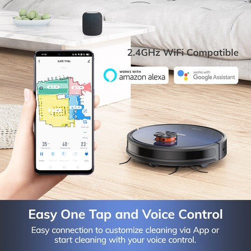 ILIFE T10s Robot Vacuum Cleaner, 2 in 1 Vacuum