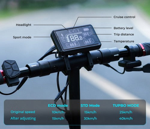 iScooter iX3 Folding Electric Scooter Pneumatic Tires 800W