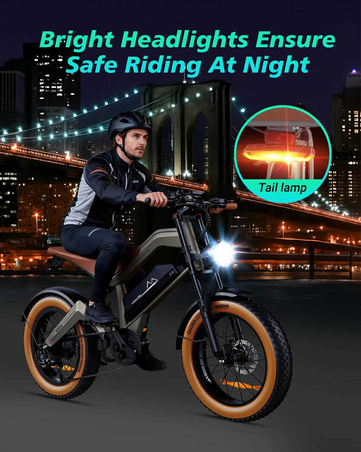 DYU M20 All-Terrain Long-Range Electric Bike