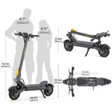 Ausom F1 Max Electric Scooter, 2*1400W Motor, 60V 20.8Ah