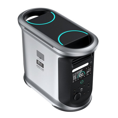 Ampace Andes 1500 Portable Power Station, 1462Wh LiFePO4, 2400W