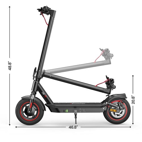 iScooter i10 Electric Scooter, 650W Motor, 36V 15Ah