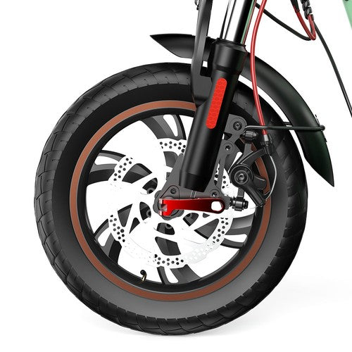 iScooter i12 Electric Scooter with Seat & Rear Basket, 500W