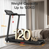 ROBORE P8 Foldable Treadmill 14KM/H, 12 Built-in Programs
