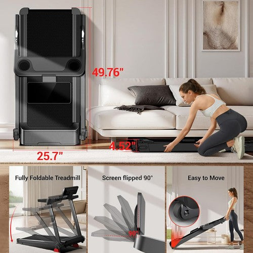 ROBORE L20 Treadmill, 3.5HP Brushless Motor, 15% Adjustable Incline, 14km/h