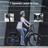 Touroll J1 ST 27.5 inch Electric Bike with 250W Motor 36V 15.6Ah