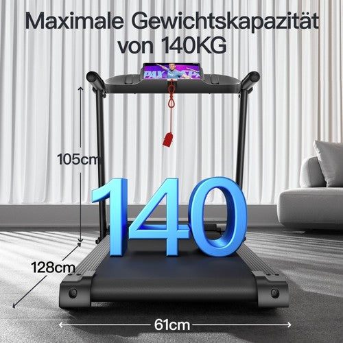 ROBORE P18 Folding Treadmill for Home 14KM/H with Heart Rate Sensor
