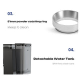 HiBREW H20 All-in-One Coffee Machine with Built-in Grinder, Dual Hot & Cold Extraction