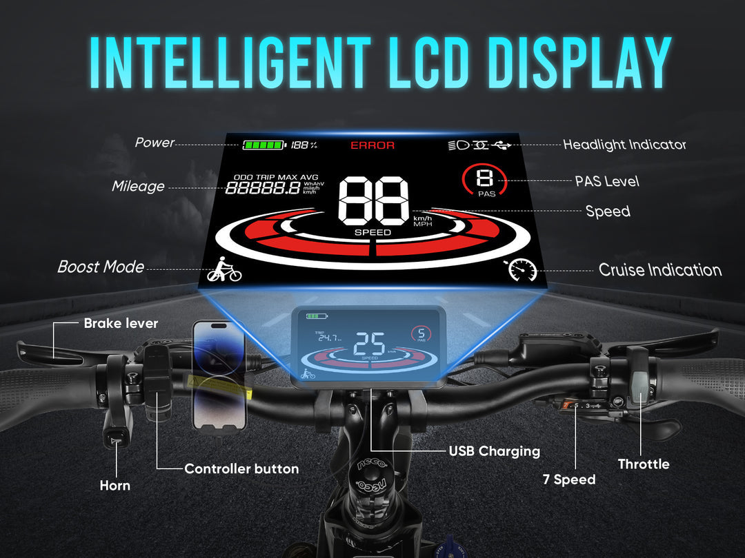 Samebike LO26 Plus 1000W Powerful Folding Electric Bike