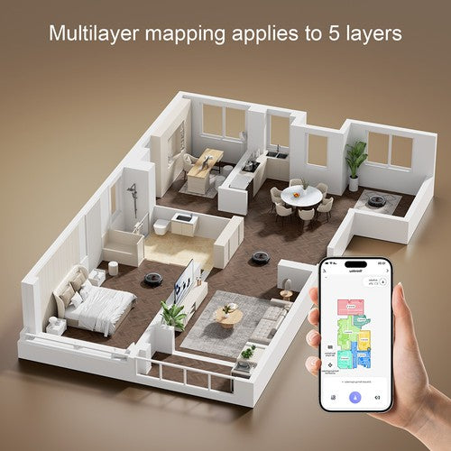 Teendow D10S Robot Vacuum Cleaner with LDS Smart Navigation