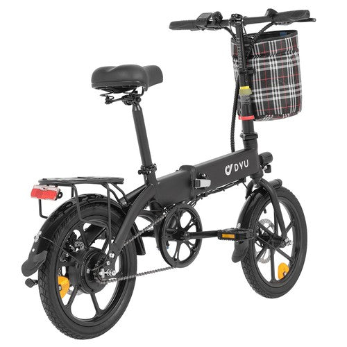 DYU A1F Pro Folding Electric Bike, 250W Motor, 36V 7.5Ah