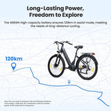 Touroll Urbano 3 Electric Bike 250W Mid-drive Motor