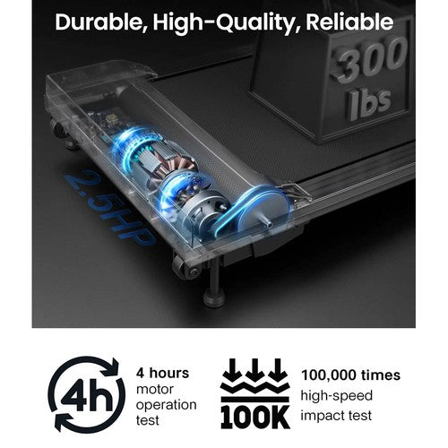 SYSURO S1L Walking Pad Treadmill, 100kg, 6km/h